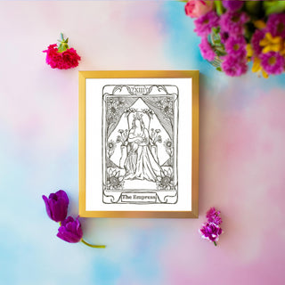 Empress Tarot Card 8x10 Art Print
