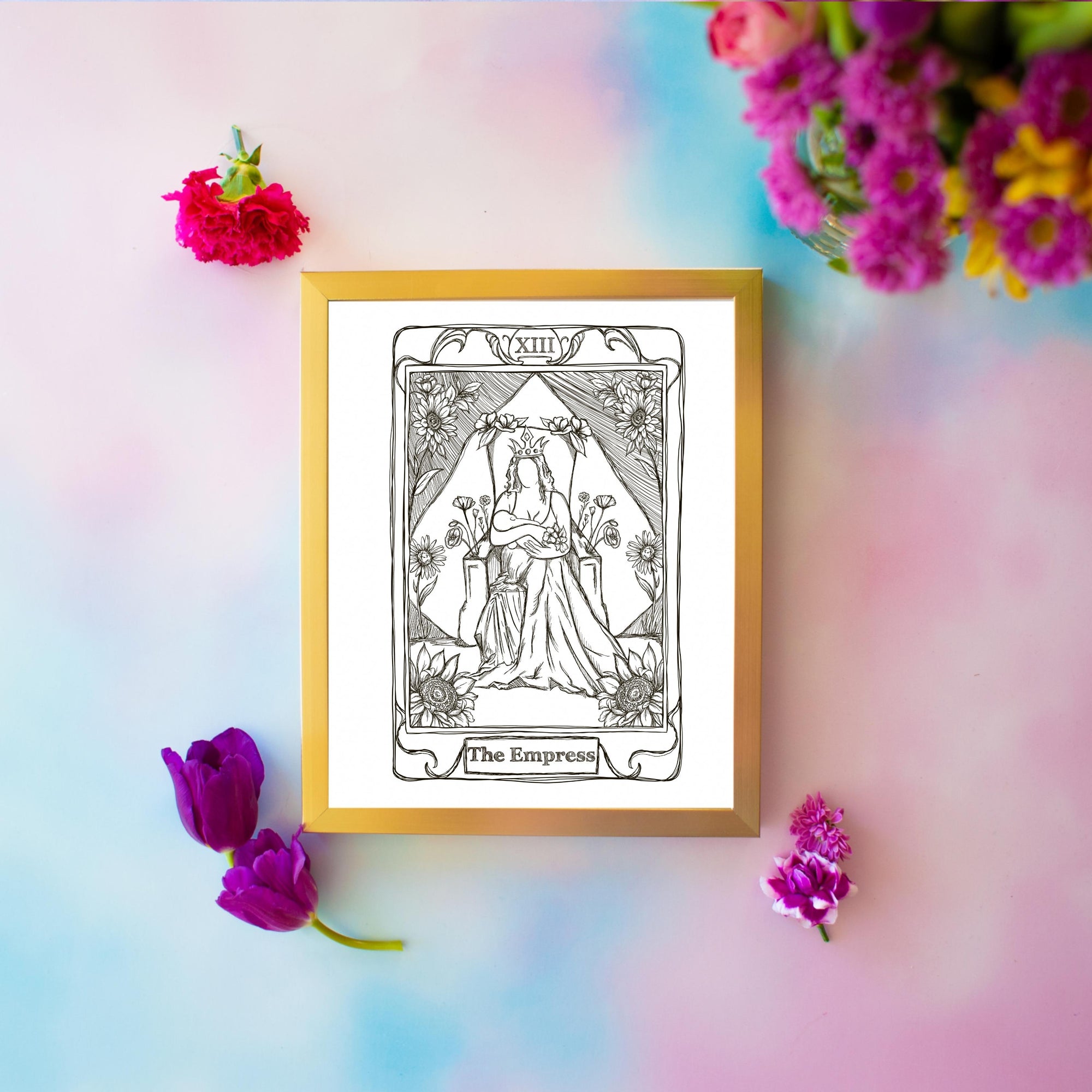 Empress Tarot Card 8x10 Art Print