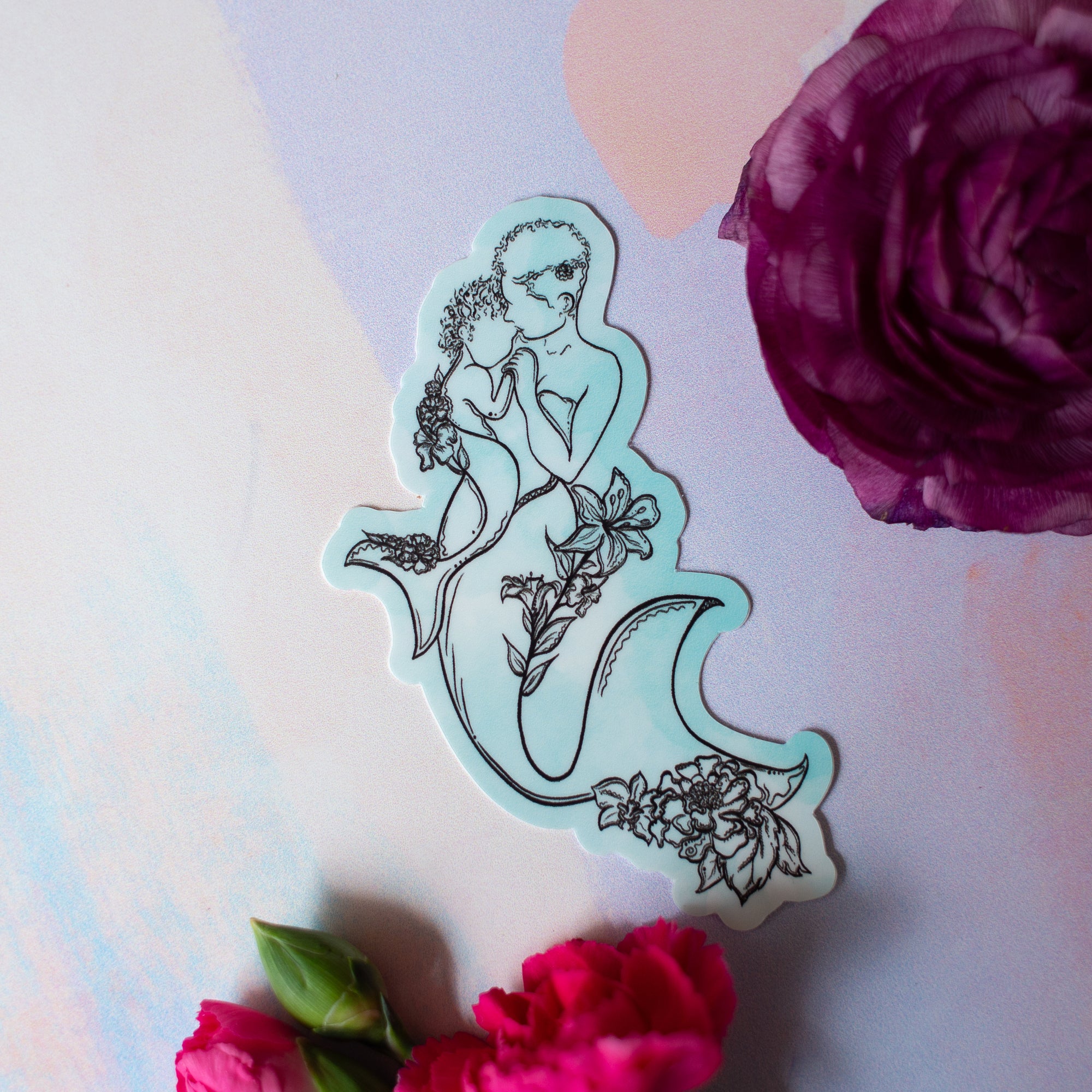 Mermaid Mama Sticker