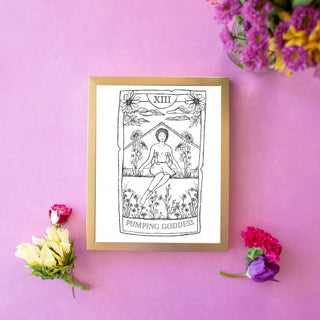 Pumping Goddess Tarot 8x10 Art Print *NEW DESIGN*