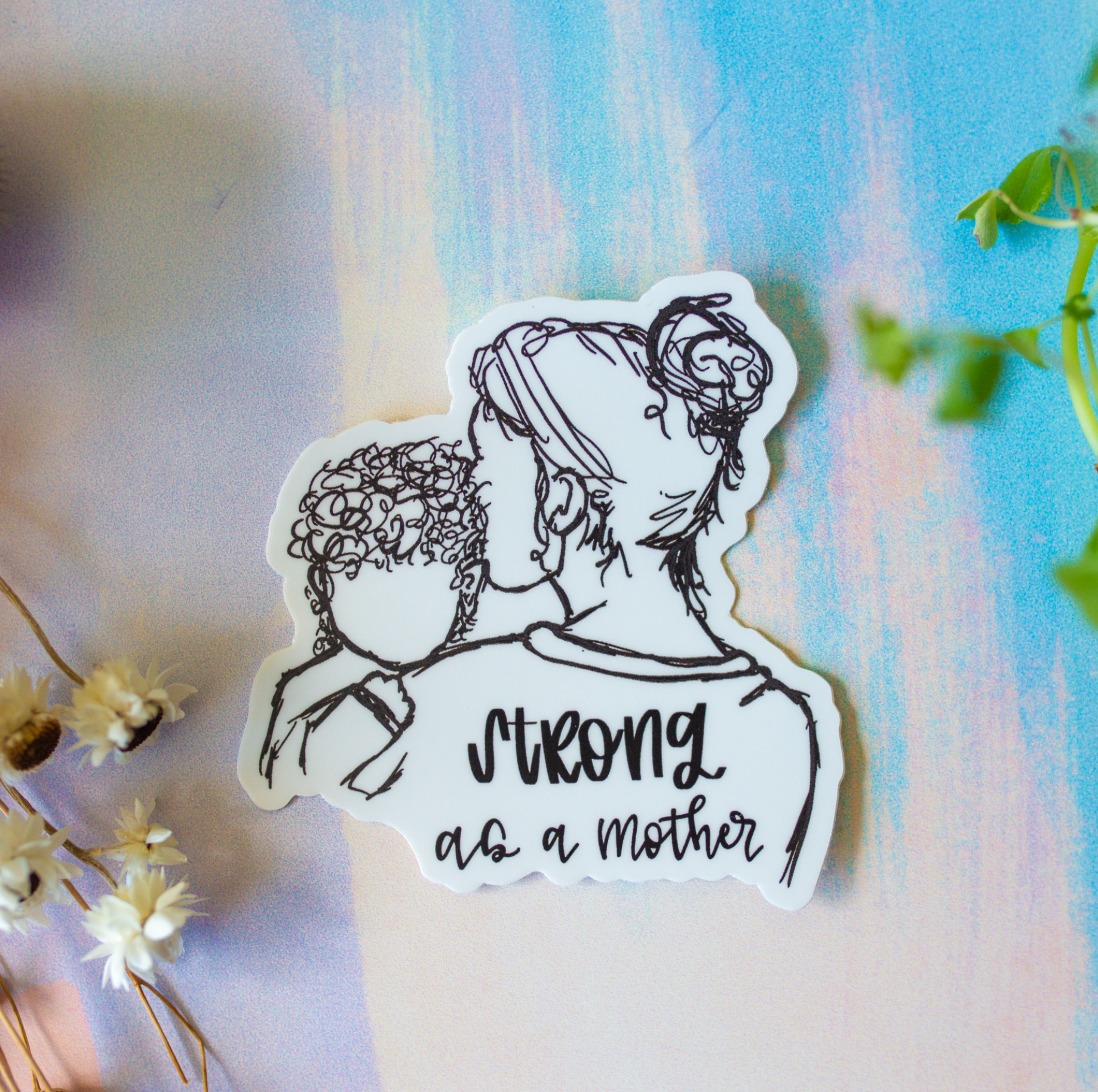 Strong as a Mother Sticker